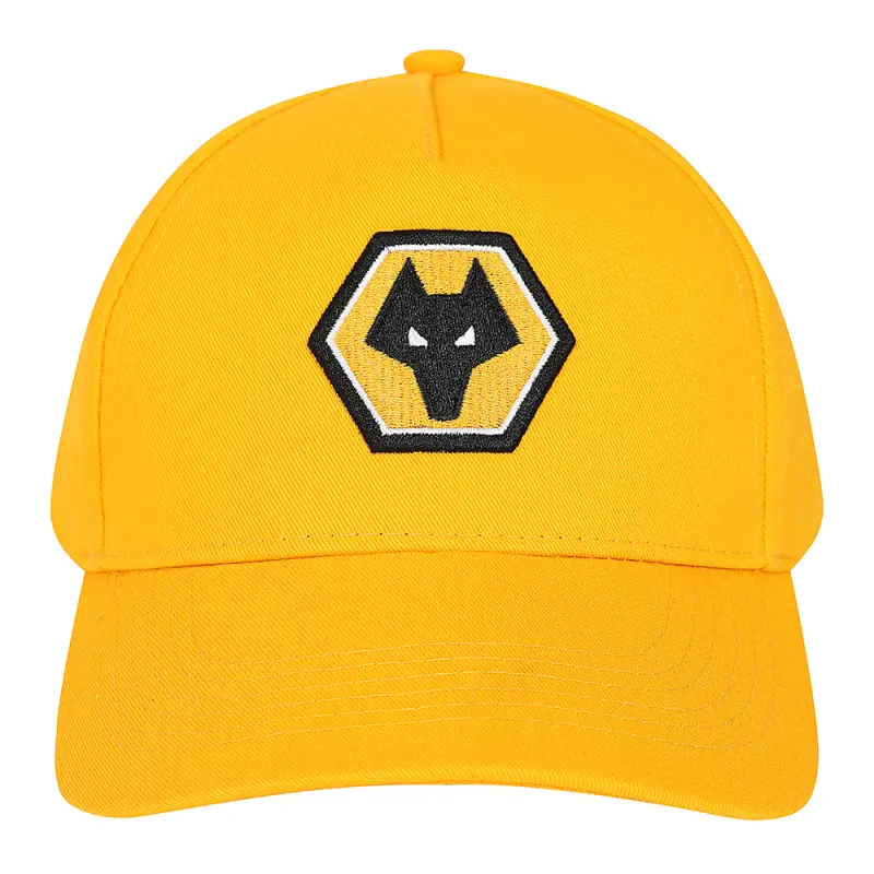 Wolverhampton Wanderers Store | Shop Official Essentials Crest Cap – Gold Wolves Gear